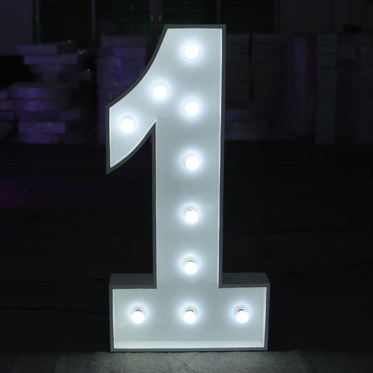 "1" - Marquee Number