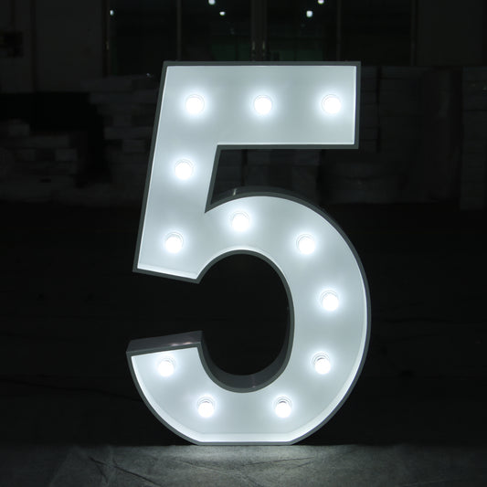 "5" - Marquee Number