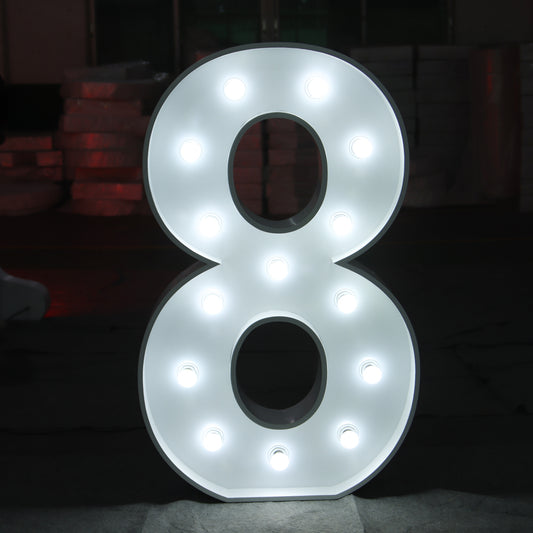 "8" - Marquee Number