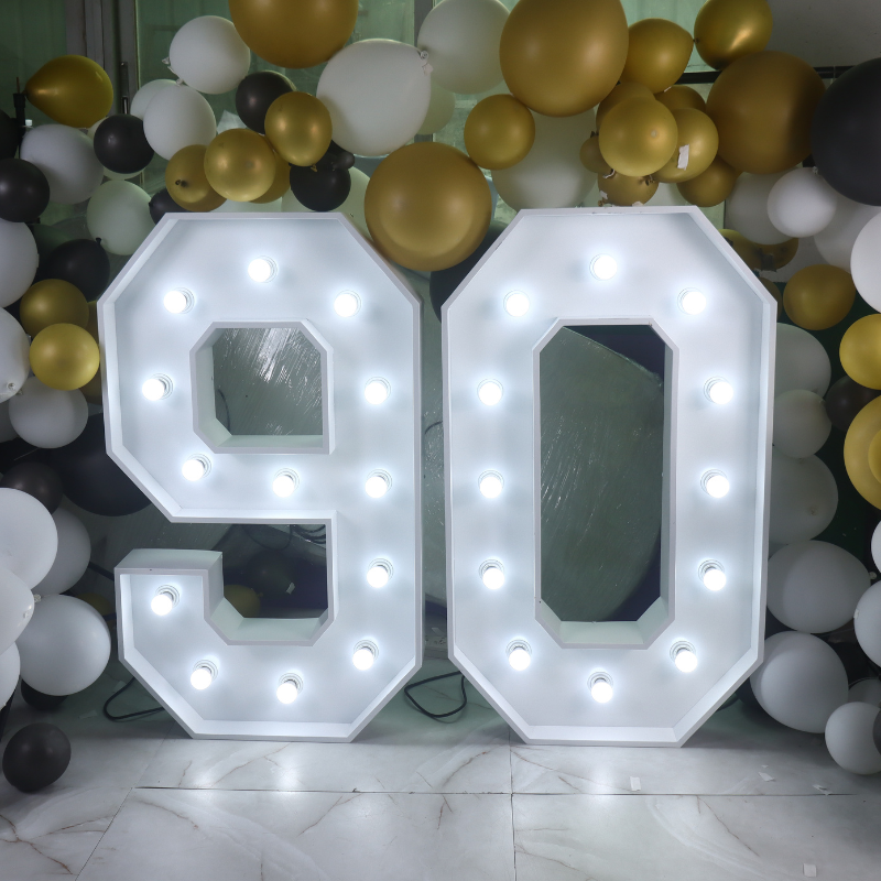 90th birthday - Marquee Number