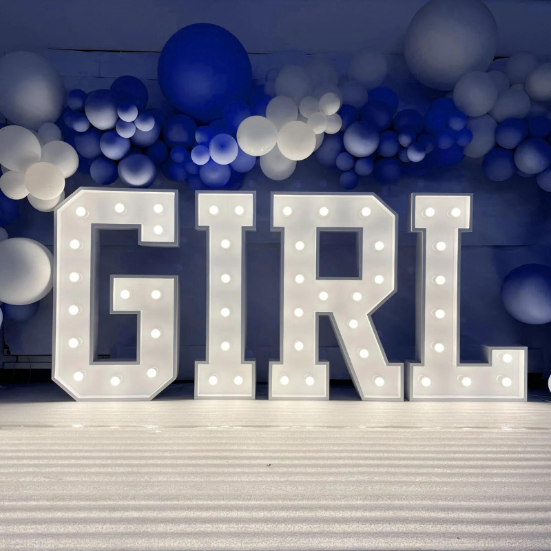 "Girl" - Marquee Letter Sign
