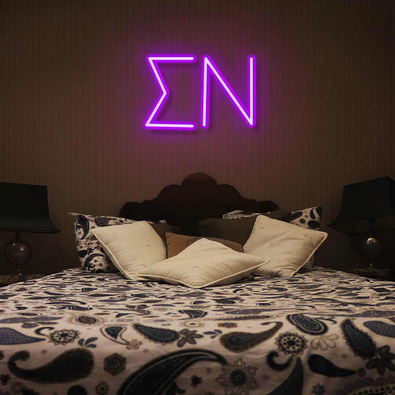 "Sigma Nu" LED Neon Sign