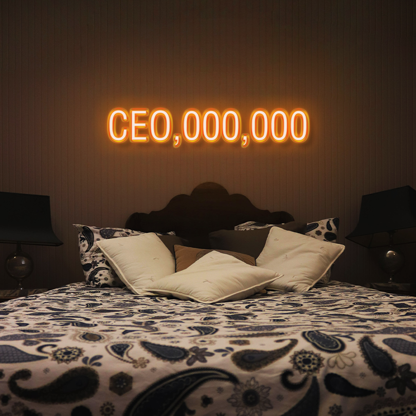 CEO,000,000 - Neon Sign
