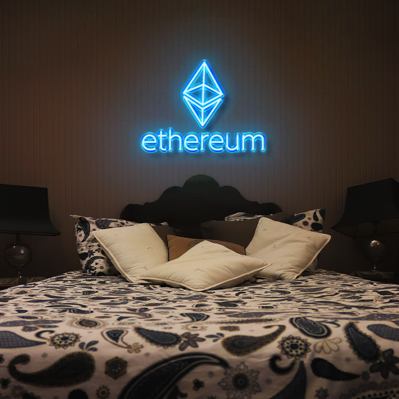 "ETHEREUM" - LED neon sign