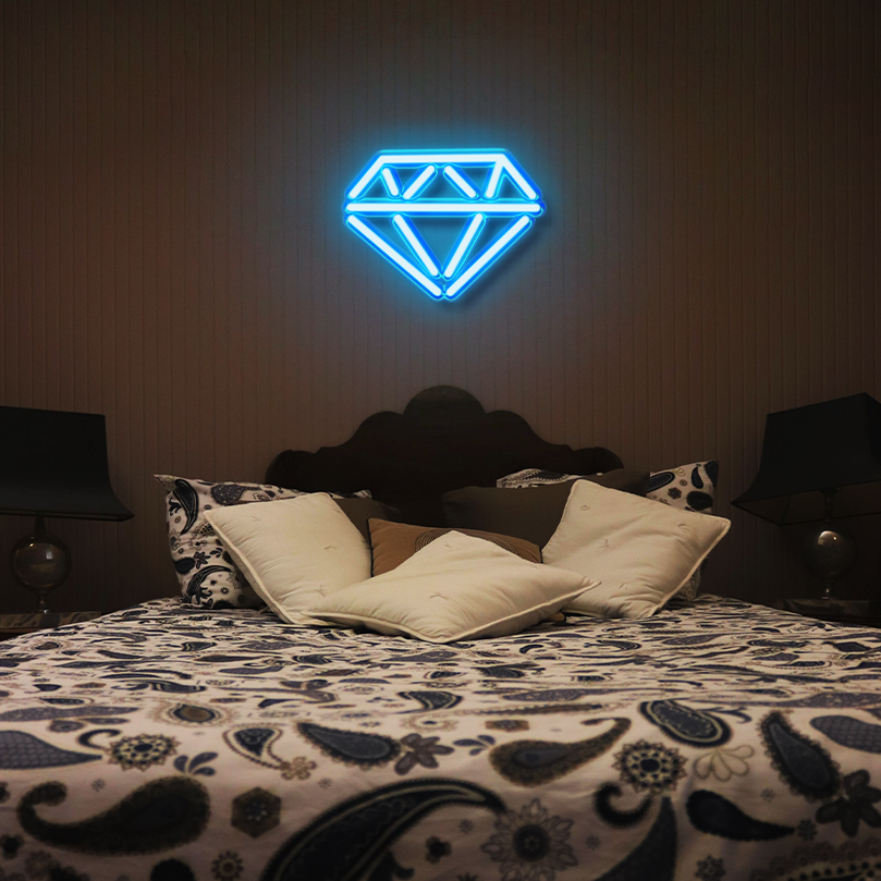 "Diamond" LED Neon Sign