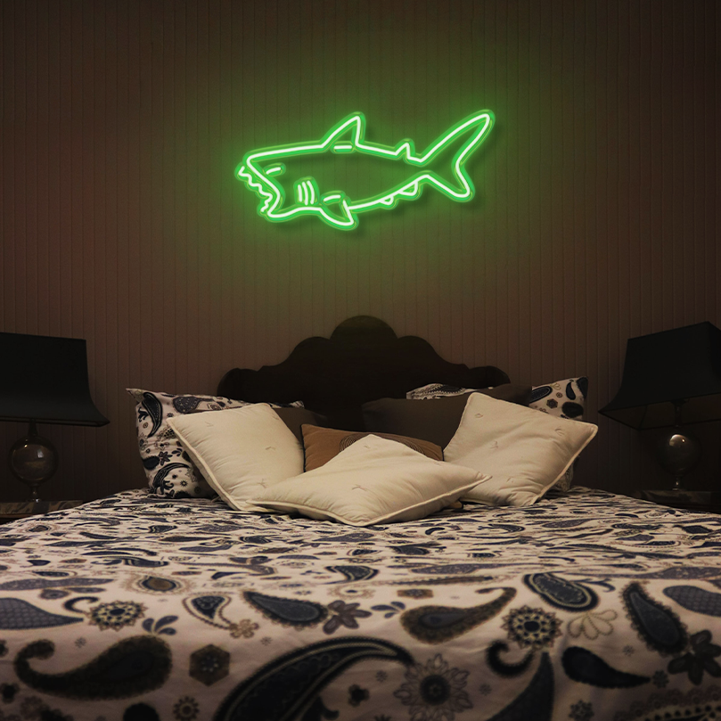 "Shark" Neon Sign
