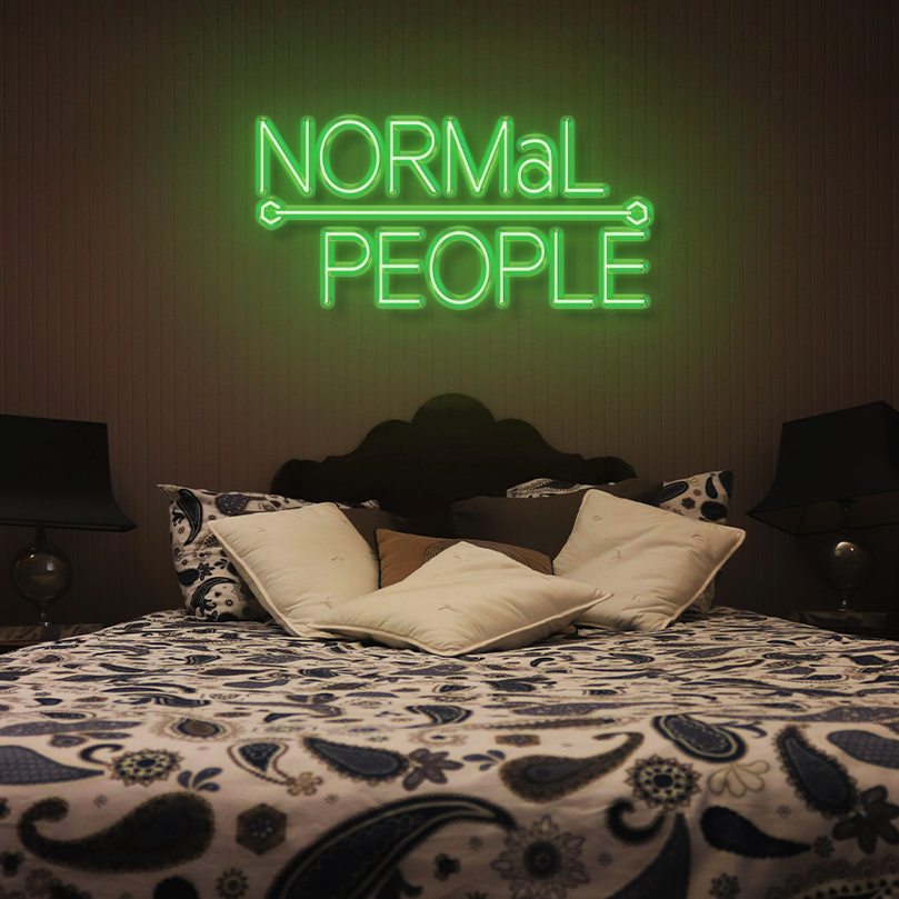 "Normal People" LED Neon Sign