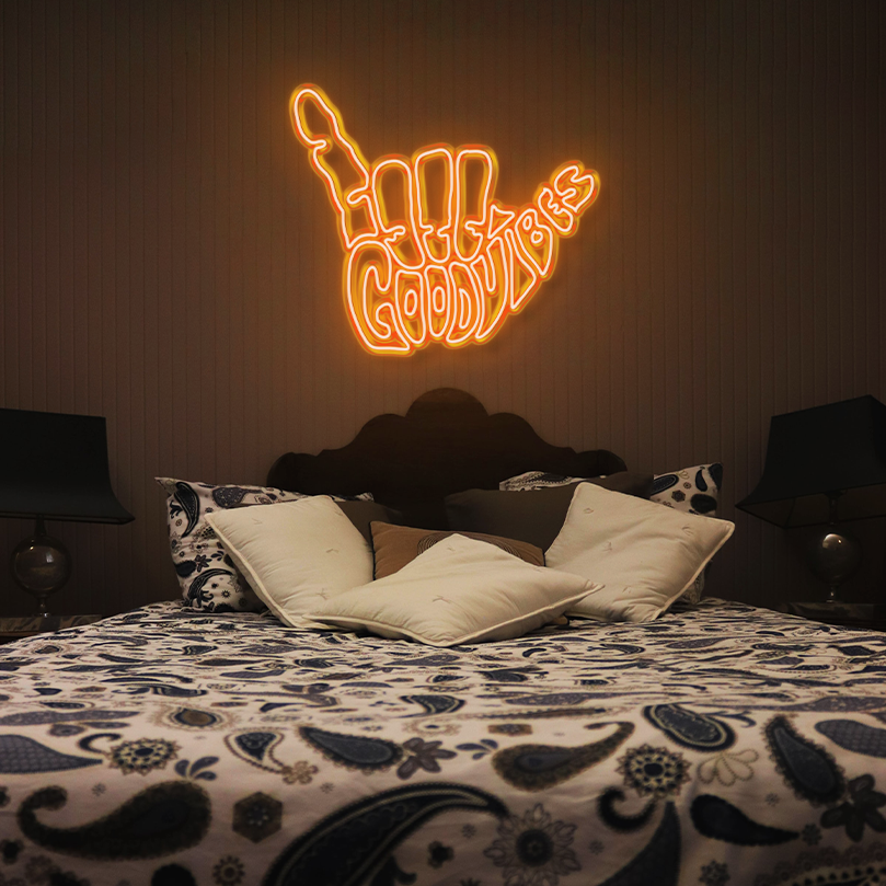 "Rock On" LED Neon Sign