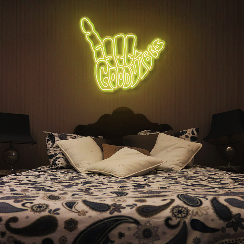 "Rock On" LED Neon Sign