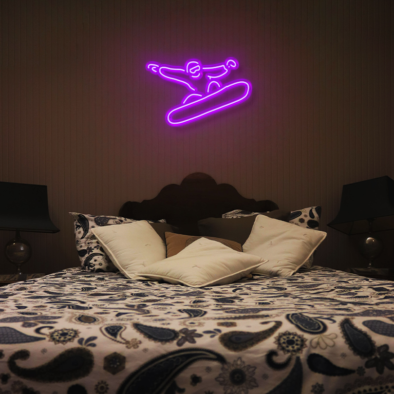 "Snowboard" LED Neon Sign