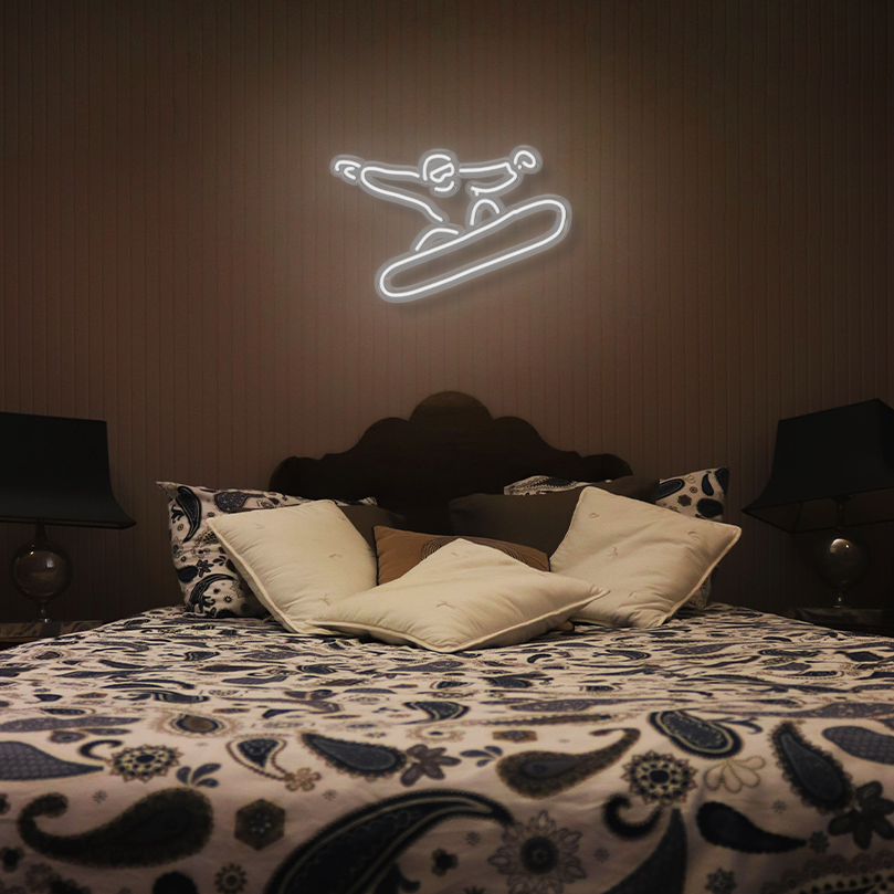"Snowboard" LED Neon Sign