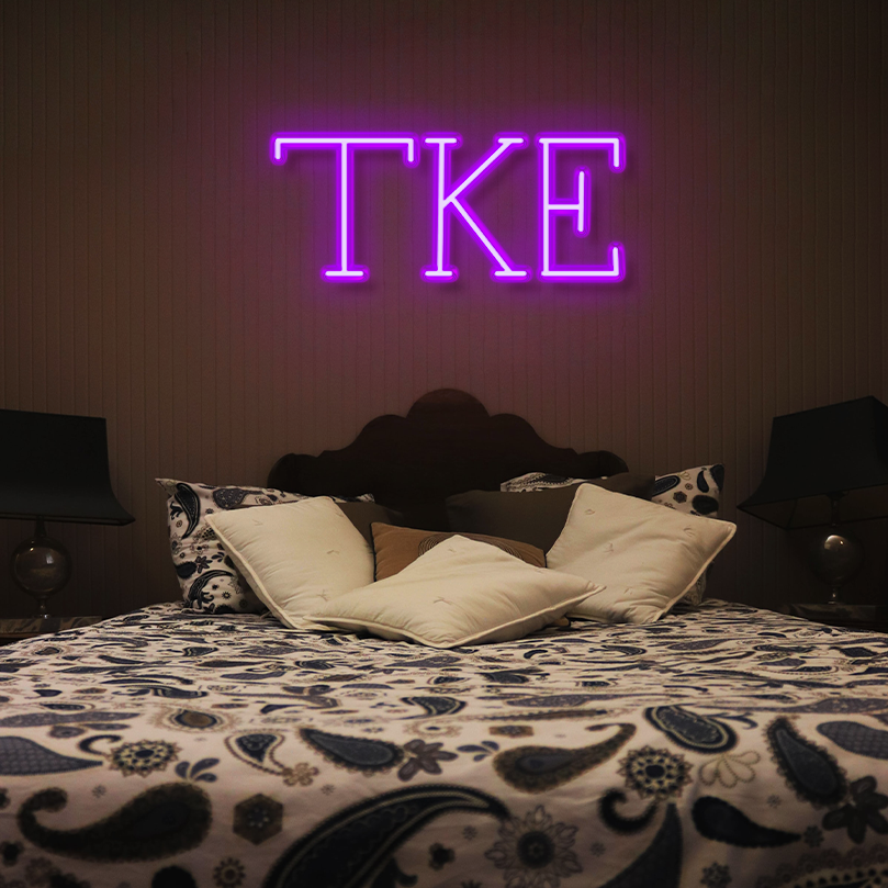 "Tua Kappa Epsilon" LED Neon Sign