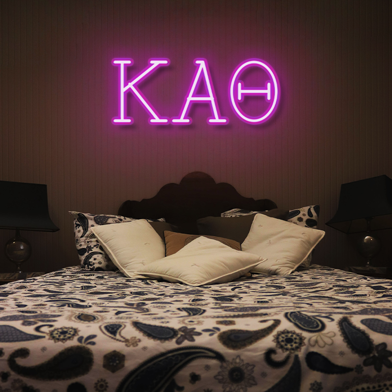 "Kappa Alpha Theta" LED Neon Sign