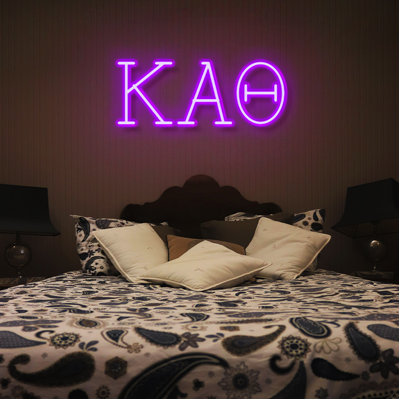 "Kappa Alpha Theta" LED Neon Sign