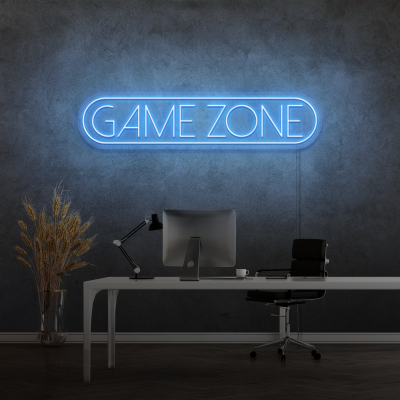 "GAME ZONE" - LED neon sign