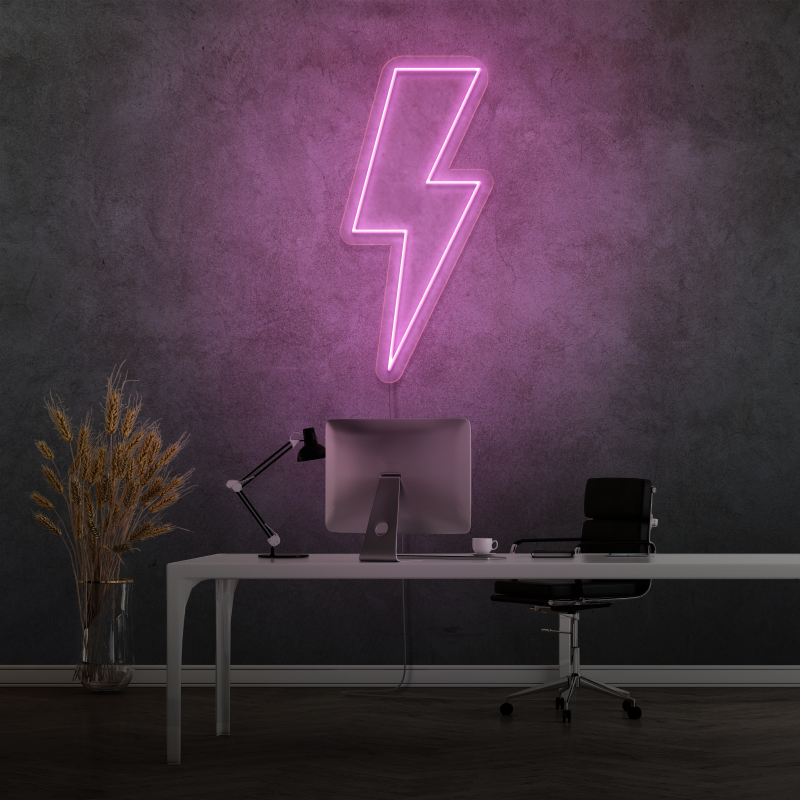 "Lightning" - LED Neon Sign
