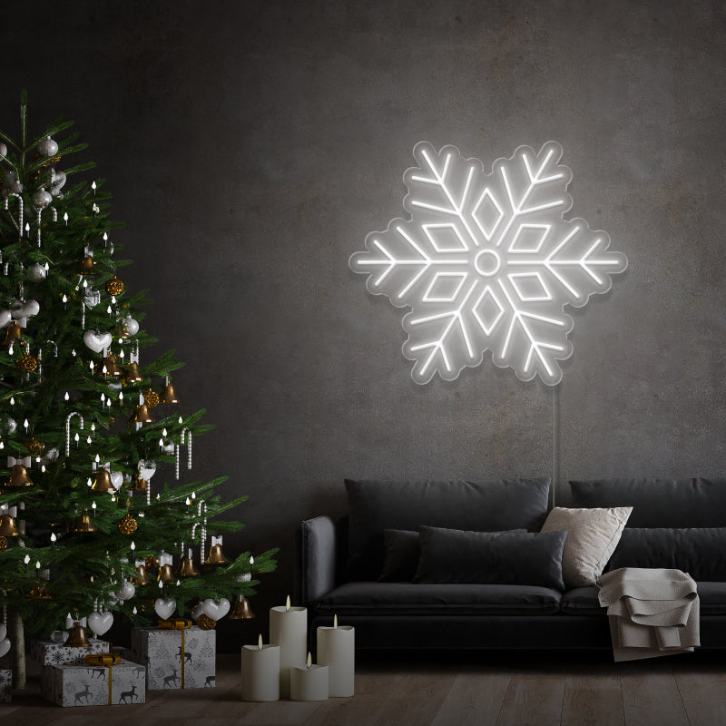 "Christmas Snowflake - LED neon sign